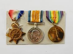 WWI 1914 Star, War medal and Victory medal named to "45741.G.N.R. H.H. RITTEY. R.F.A.