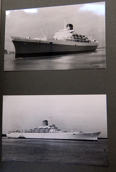 Quantity of liner postcards and photographs in one album to include Oriental liners, - Image 2 of 3
