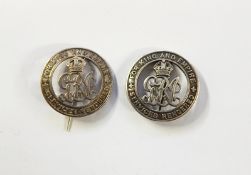 Two WWI silver War badges