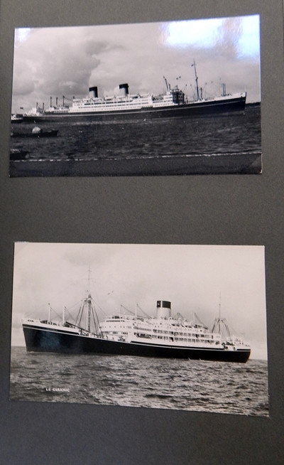 Quantity of liner postcards and photographs in one album to include Oriental liners, - Image 3 of 3