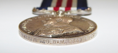 WWI military medal, war medal and victory medal awarded to '260776 A STT W PULHAM 2641 RLY COY RE', - Image 2 of 3