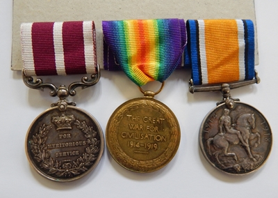 WWI Meritorious service medal, - Image 2 of 5