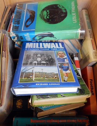 Large quantity of football related material including annuals, reviews, year books,