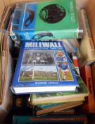 Large quantity of football related material including annuals, reviews, year books,