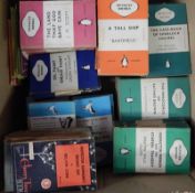 Quantity of Penguin paperbacks including Orange covers -Fiction,