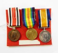 WWI War and Victory medal named to "224458. SPR. A.B. ROWSE. R.E.".