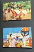 Album of liner postcards to include "Orient Line", "Red Star Line", "P&O Cruises",