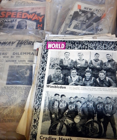 Quantity of Speedway magazines and speedway ephemera dating from the 1940's and 50's and boxing - Image 2 of 2