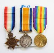 WWI 1914-15 star, war medal and victory medal awarded to 'K11653.G.W.SEAMAN.S.T.O.I.RN.