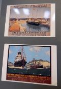 Album of 20th century liner postcards to include "Southampton Docks",