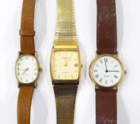 Lady's gold-coloured Rotary wristwatch,