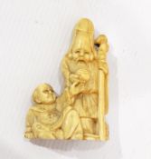 Japanese carved ivory netsuke,