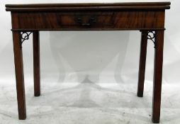 19th century pine washstand, the rectangular top on turned supports to under-shelf with drawer,