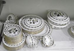 Royal Worcester 'Bernina' part dinner service,