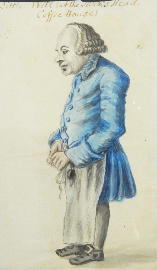 Watercolour Drawings, Unattributed Late 18th century caricatures, named, - Image 5 of 6