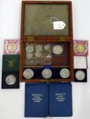 Quantity coins including Jubilee, Festival of Britain, boxed, half crowns, etc,