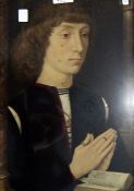 Various framed prints including Medici prints, St Jean,