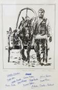 After Chaim Topol Limited edition etching "Best Friends",