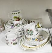 12 Portmeirion 'The Botanic Garden' pattern dinner plates,