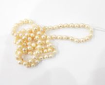 String of baroque pearls,