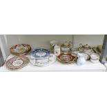 Various decorative ceramics to include a Royal Worcester blue and white jug,