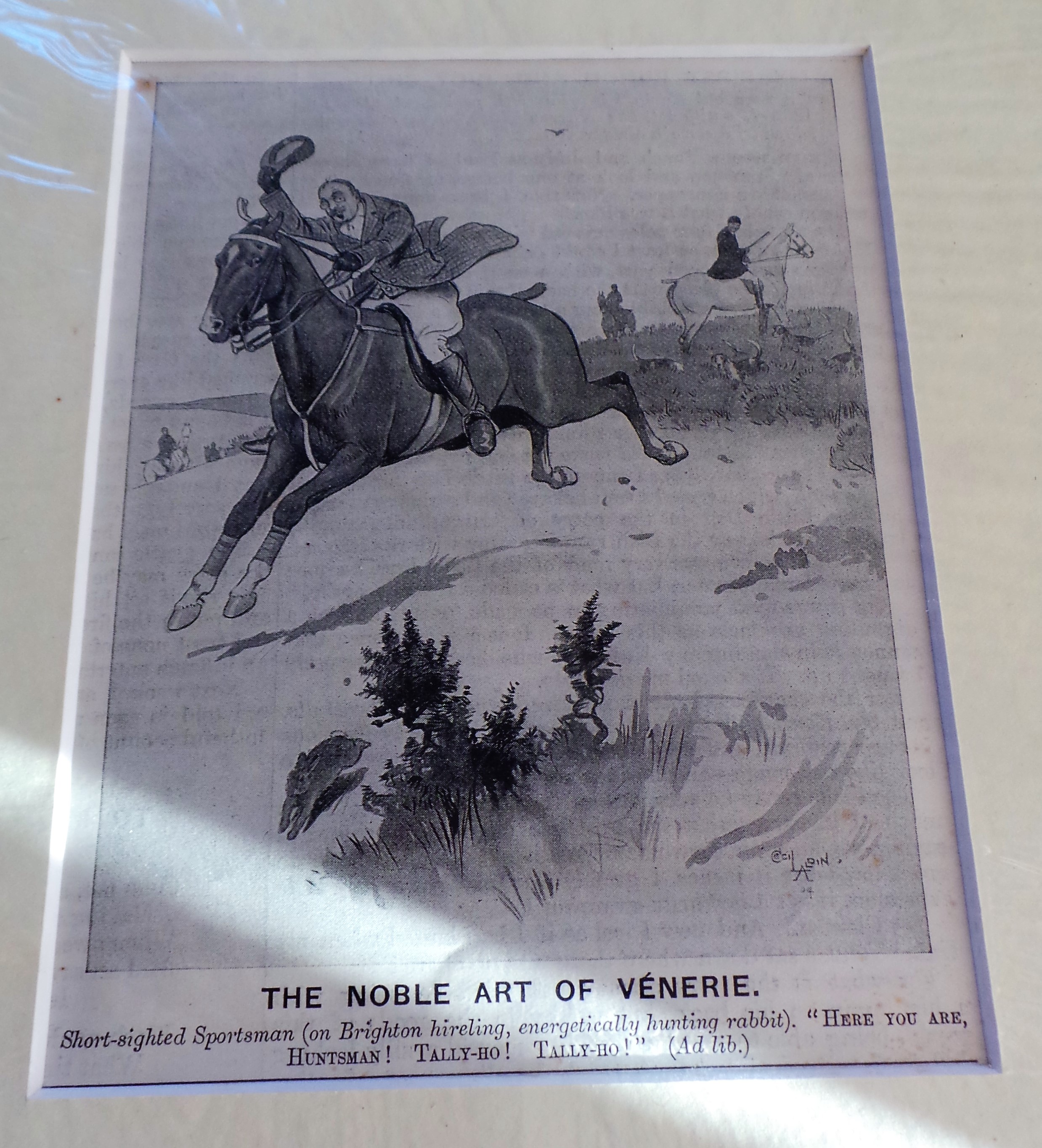 Quantity of approx 40 mounted prints and vintage adverts including prints by Cecil Aldin, - Image 4 of 6