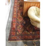 Eastern wool runner with multiple red,