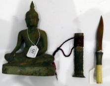 Reproduction bronze Buddha, Thai Lanna style, 21.