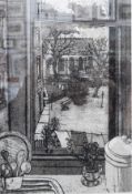 Cathy Outram Limited edition etching "Marchiston Place", limited edition no.