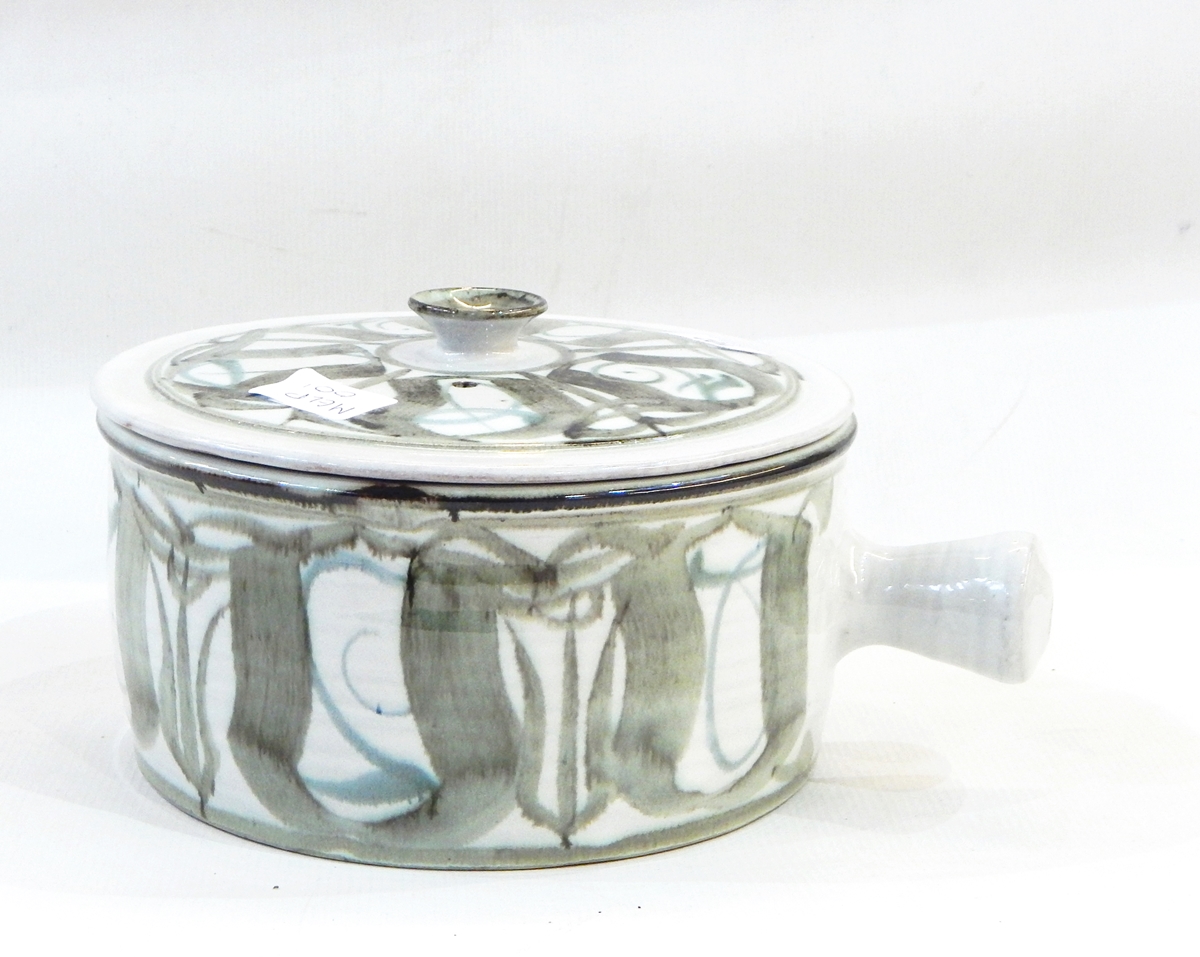 Alan Caiger Smith for Aldermaston pottery lidded tureen, marked to base,
