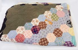 Large patchwork quilt,