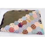 Large patchwork quilt,