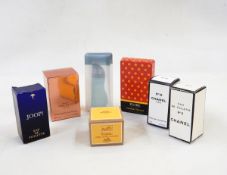 Large collection of perfume sample bottles, mainly boxed, including Chanel, Hermes, etc.