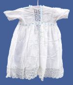 Quantity of christening gowns, embroidered and broderie anglaise,