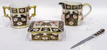 Collection of mid to late 20th century Royal Crown Derby porcelain to include traditional Imari