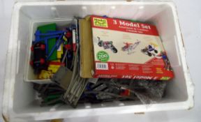 Three model set and Lego (1 box)