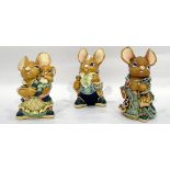 Three large Pendelphin rabbits including 'Aunt Ruby' (with certificate),