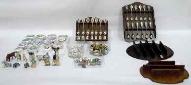 Collection of porcelain music boxes from Songs of Love Music Box Collection, further trinket boxes,