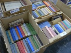 Quantity of mid 20th century novels including Captain W E Johns, various Biggles novels,