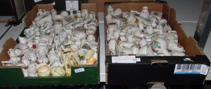 Large quantity of crested china (2 boxes)