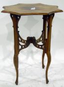 Edwardian mahogany occasional table,