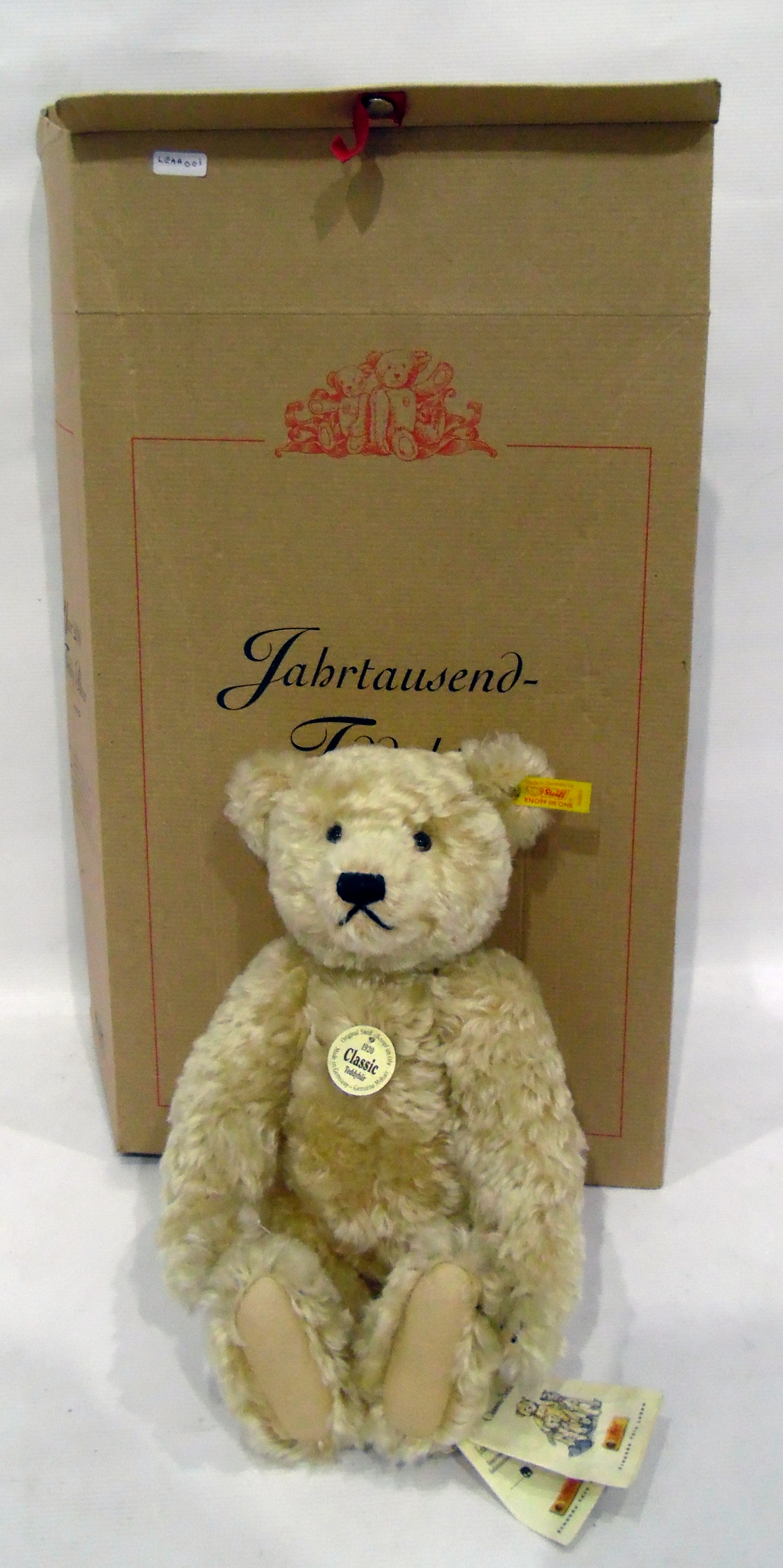 Steiff 1920 Classic bear with label to ear and foot - Image 2 of 2