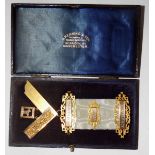 9ct gold Masonic medal 'Benevolence Lodge', no.336 with presentation inscription to W Bro.