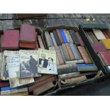 Large quantity of books including Edgar Wallace, varying sets,