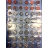 Collection of pre-1947 silver and pre-1920's silver coins, large quantity of modern English coins,