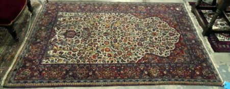 Persian wool prayer rug,