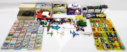 Quantity of Top Trumps playing card sets, a battery operated sand buggy,