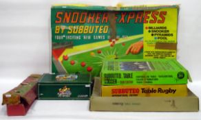 Quantity of games to include Indoor Cricket, Subbuteo table soccer, Snooker Express, Table Rugby,