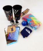 Quantity of film effects to include cinema Star Wars cups, Resident Evil jacket, Star Wars moneybox,