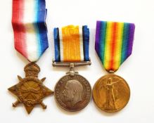 WWI 1914-15 Star named to '13793 PTE H E ROWLEY Glouc R',